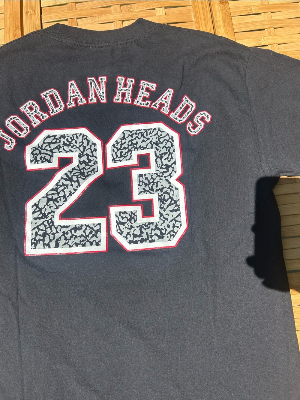 🔥3/$8- Jordan Heads Black & Red Graphic Tee - Unbranded - Picture 9 of 9